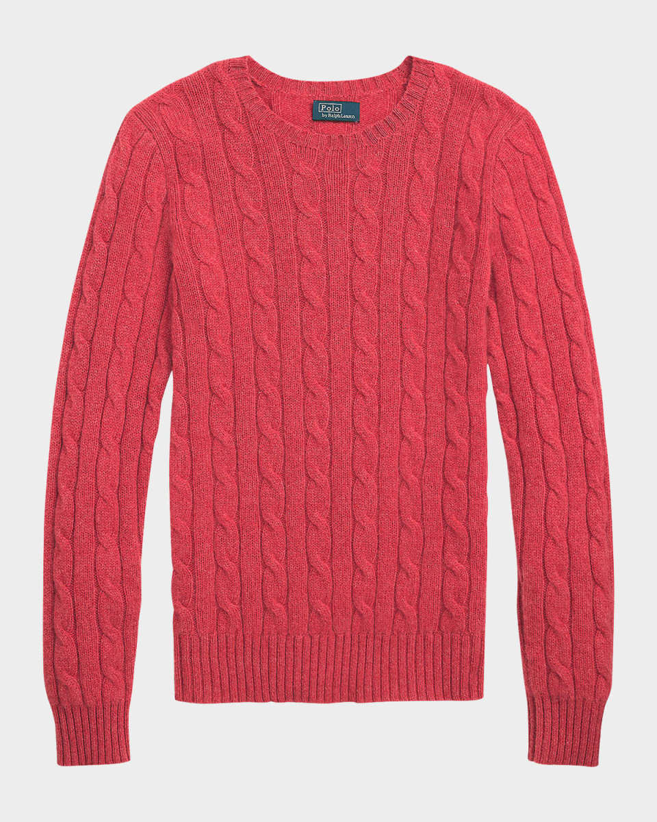 Cable-Knit Cashmere Sweater